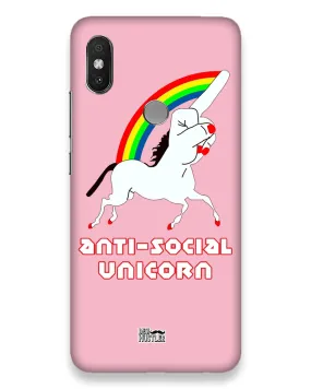 ANTI-SOCIAL UNICORN  |  xiaomi redme y2 Phone Case