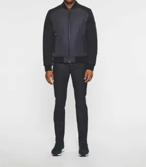 Blouson léger bi-matière marine MARA