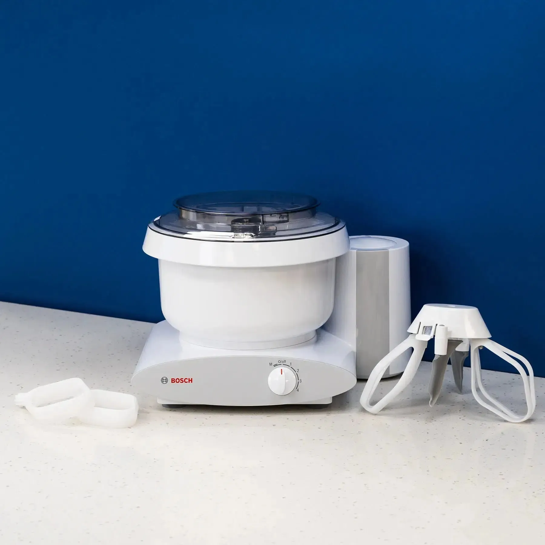 Bosch Universal Plus Mixer - Baker's Pack Bundle, White