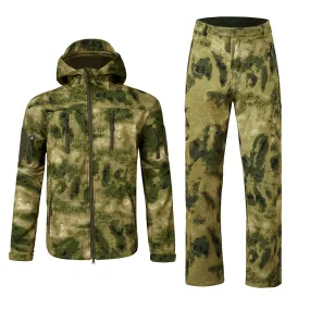 Fleece Warm Outdoor Jackets and Pants Tactical Suits