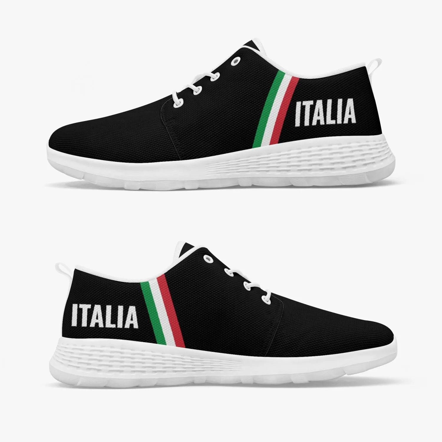 Italy Running Shoes - Forza Italia - Black - men's /women's sizes