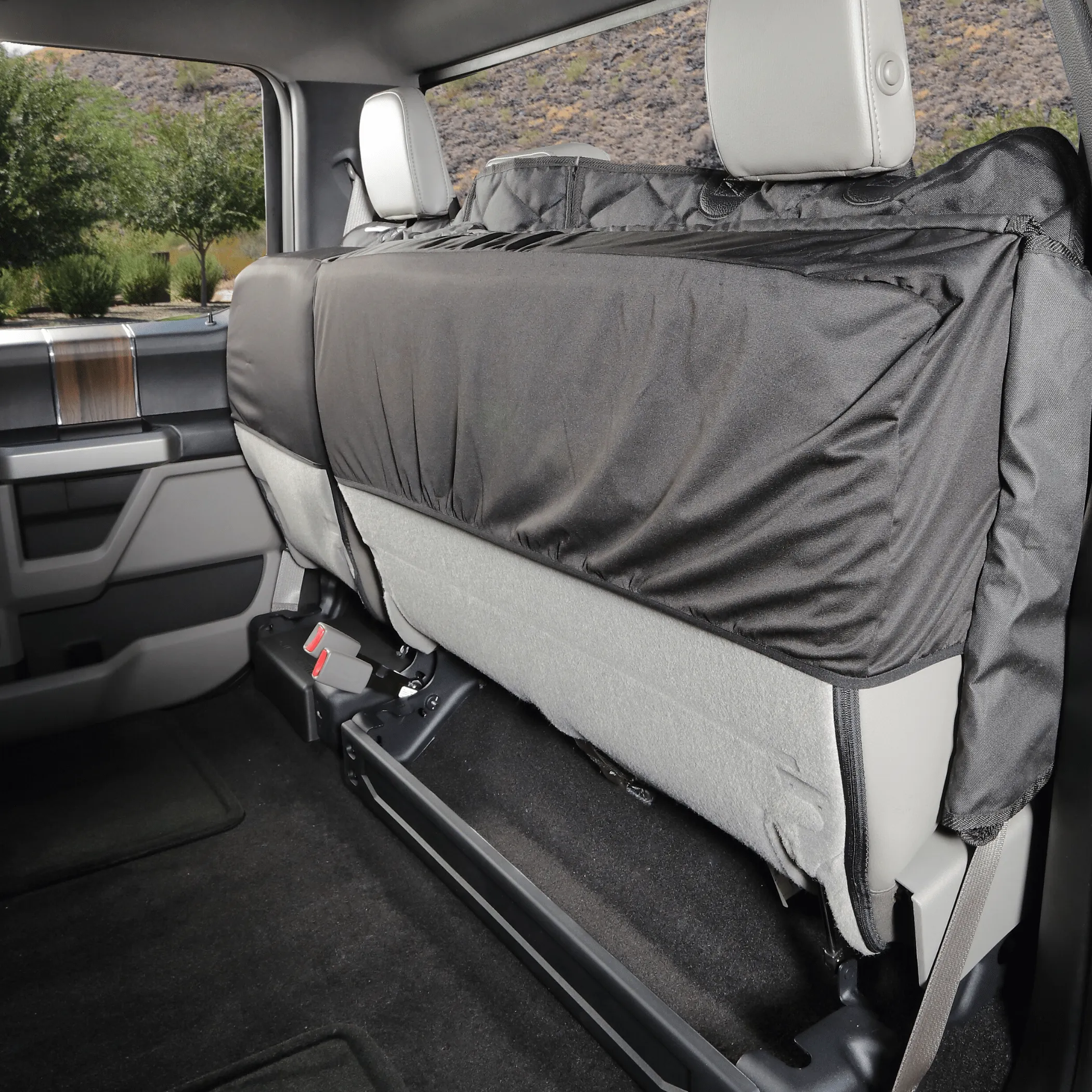 Multi-Function Crew Cab Truck Seat Cover with Hammock