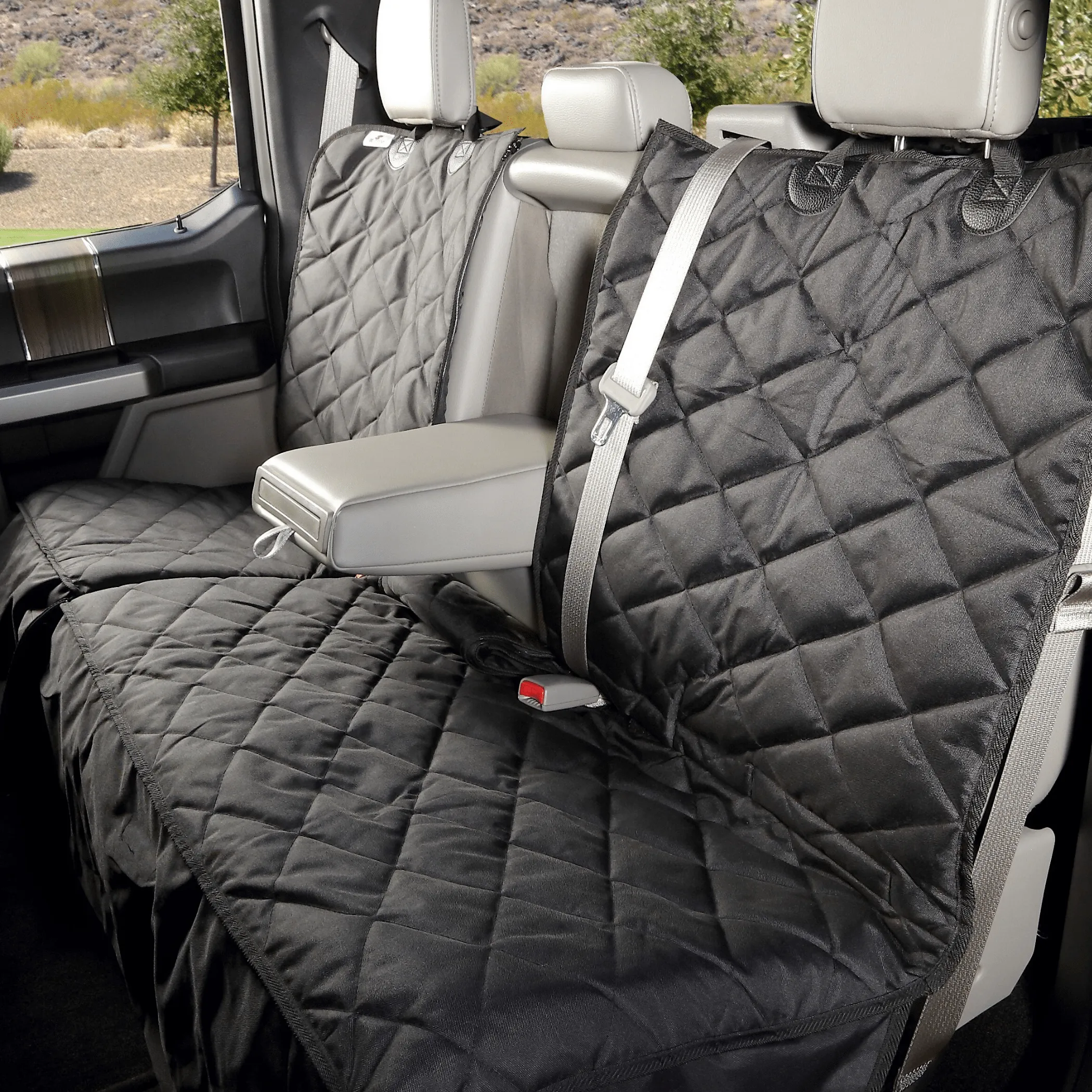 Multi-Function Crew Cab Truck Seat Cover with Hammock