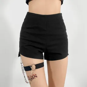 Ring Chain Strap Shorts