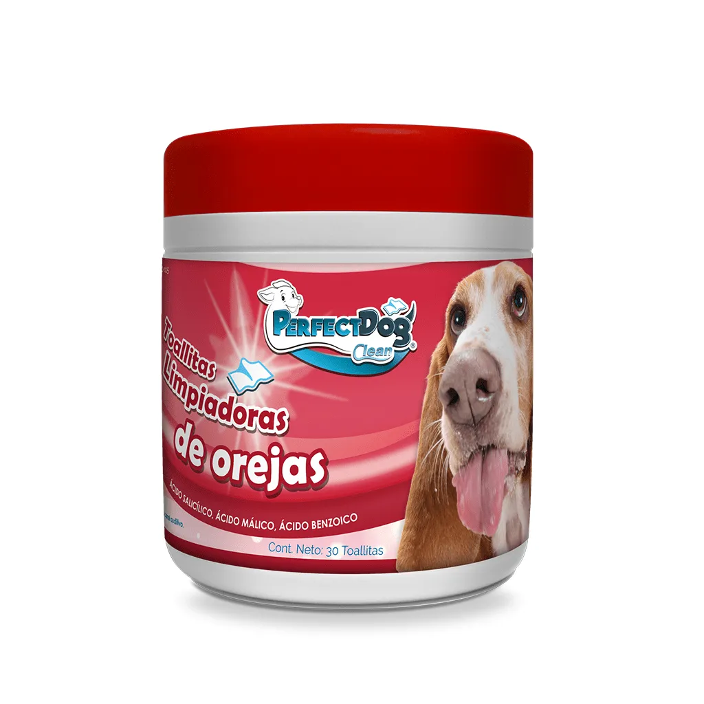 Toallitas Húmedas para Perros Limpiadoras de Orejas